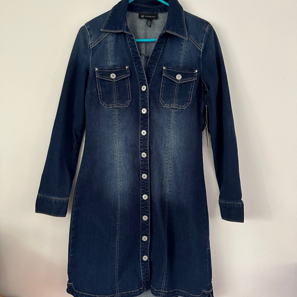 Denim Shirt Dress Jacket